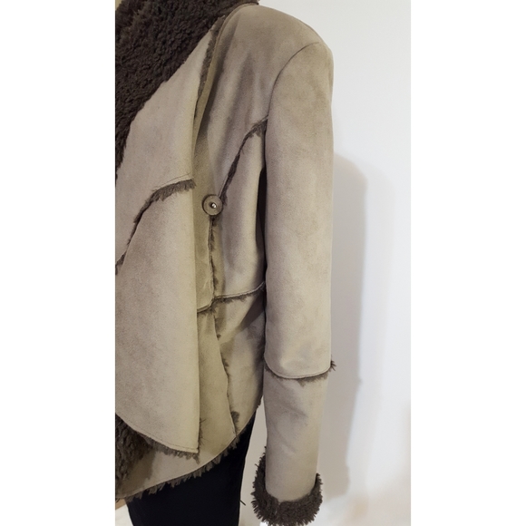 Nitrogen☆Faux shearling/ sherpa jacket - Picture 4 of 10